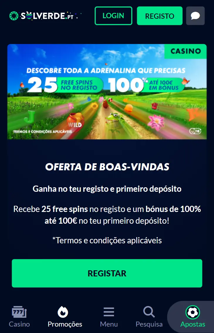 solverde código promocional
